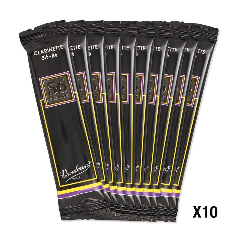 Vandoren CR5045 Bb Clarinet 56 Rue Lepic Reeds Strength 4.5; Box of 10 - Image 3